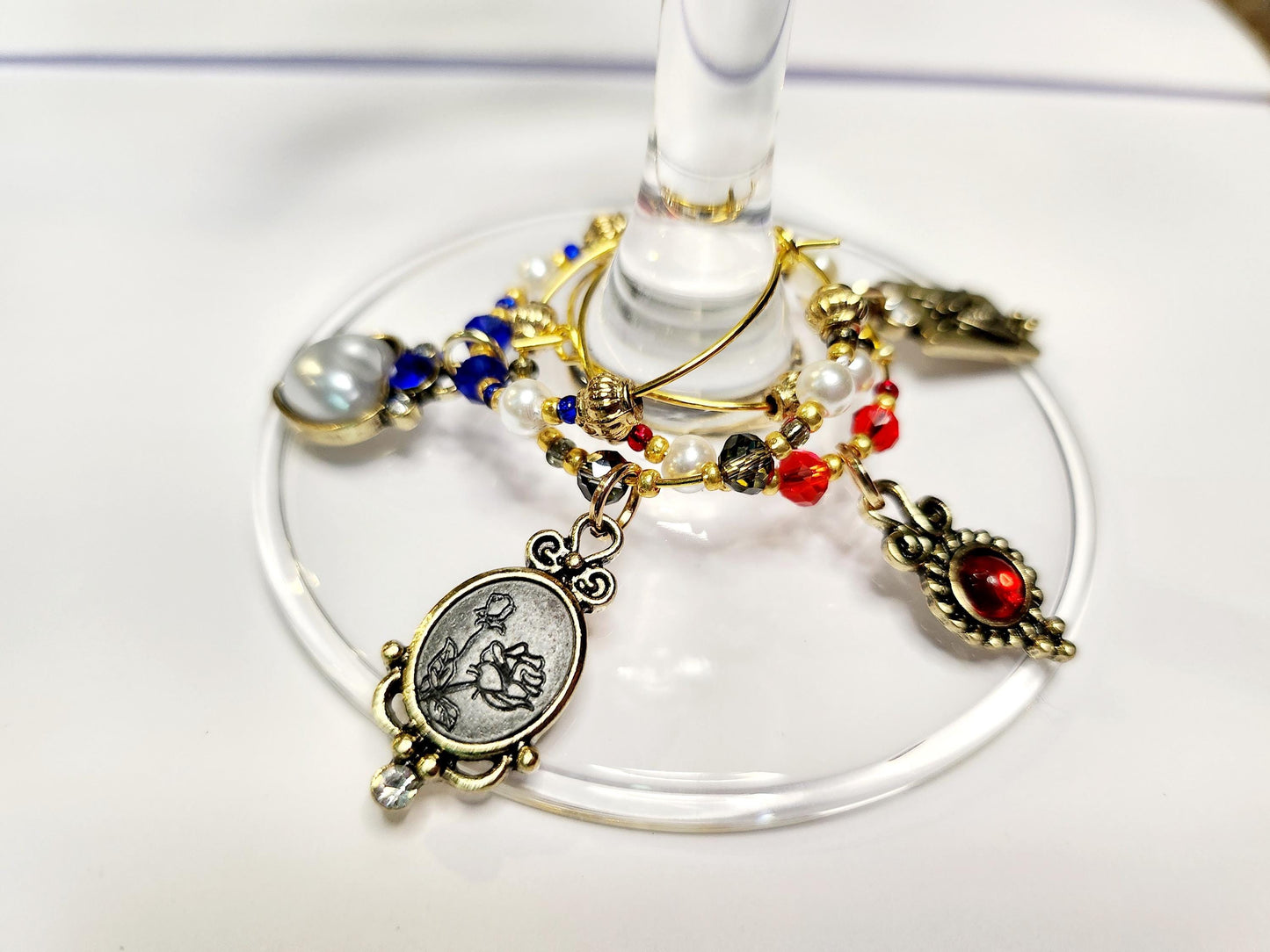 Renaissance Themed Wine Charms
