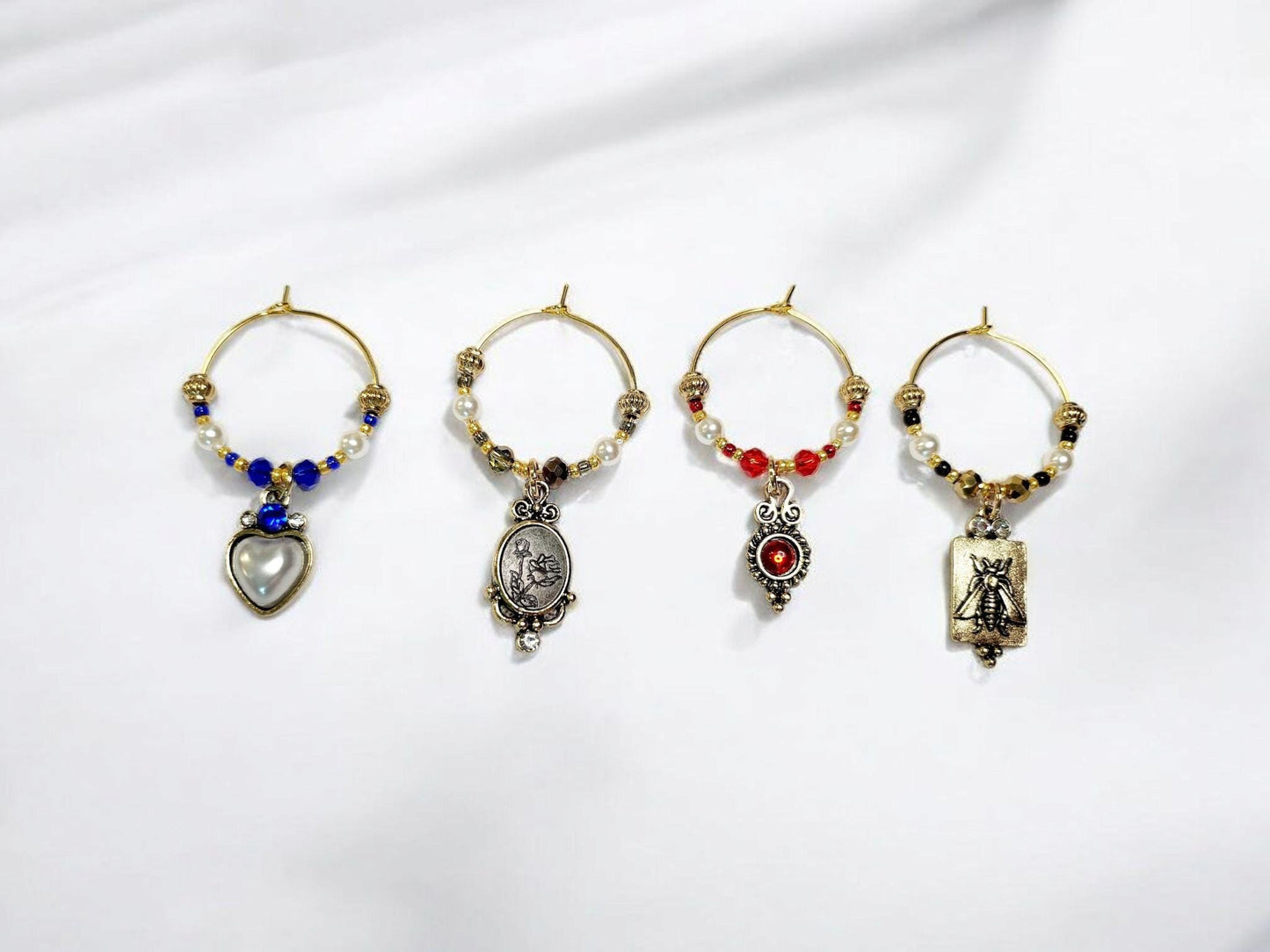 Renaissance Themed Wine Charms