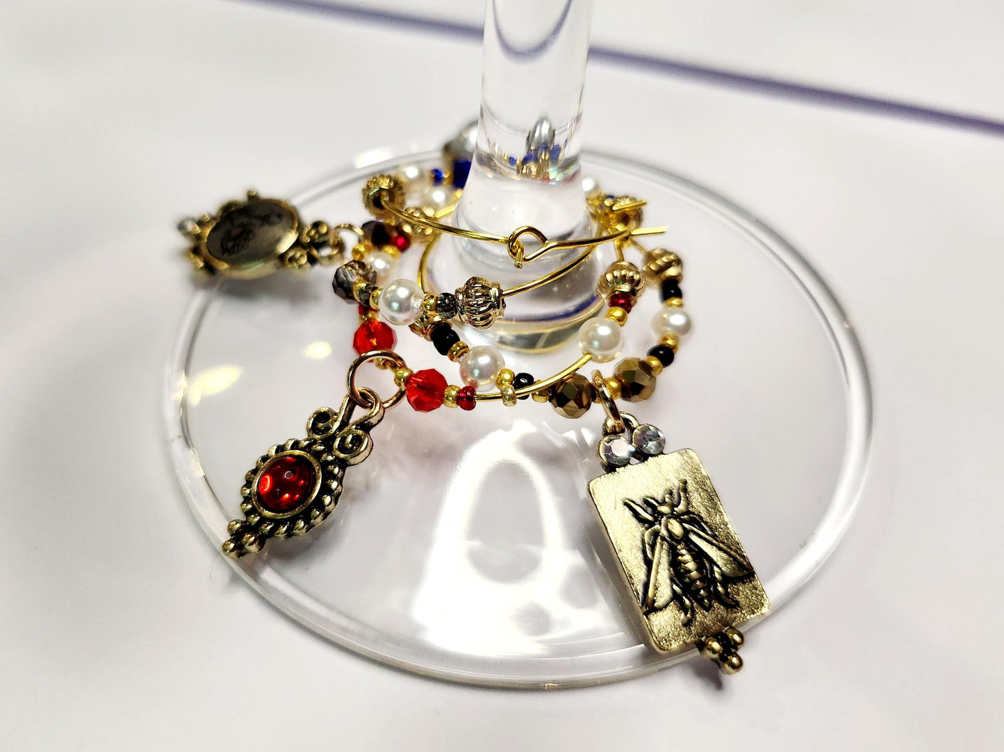 Renaissance Themed Wine Charms