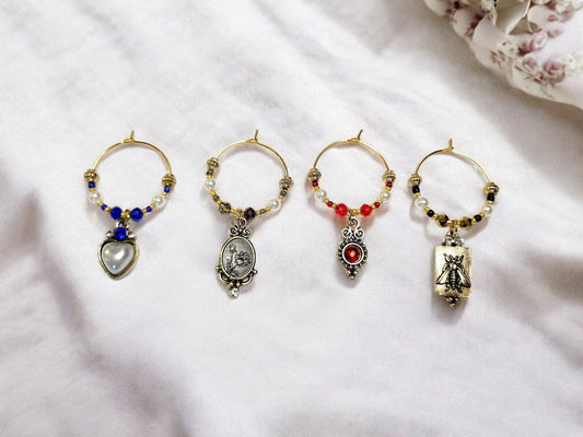 Renaissance Themed Wine Charms