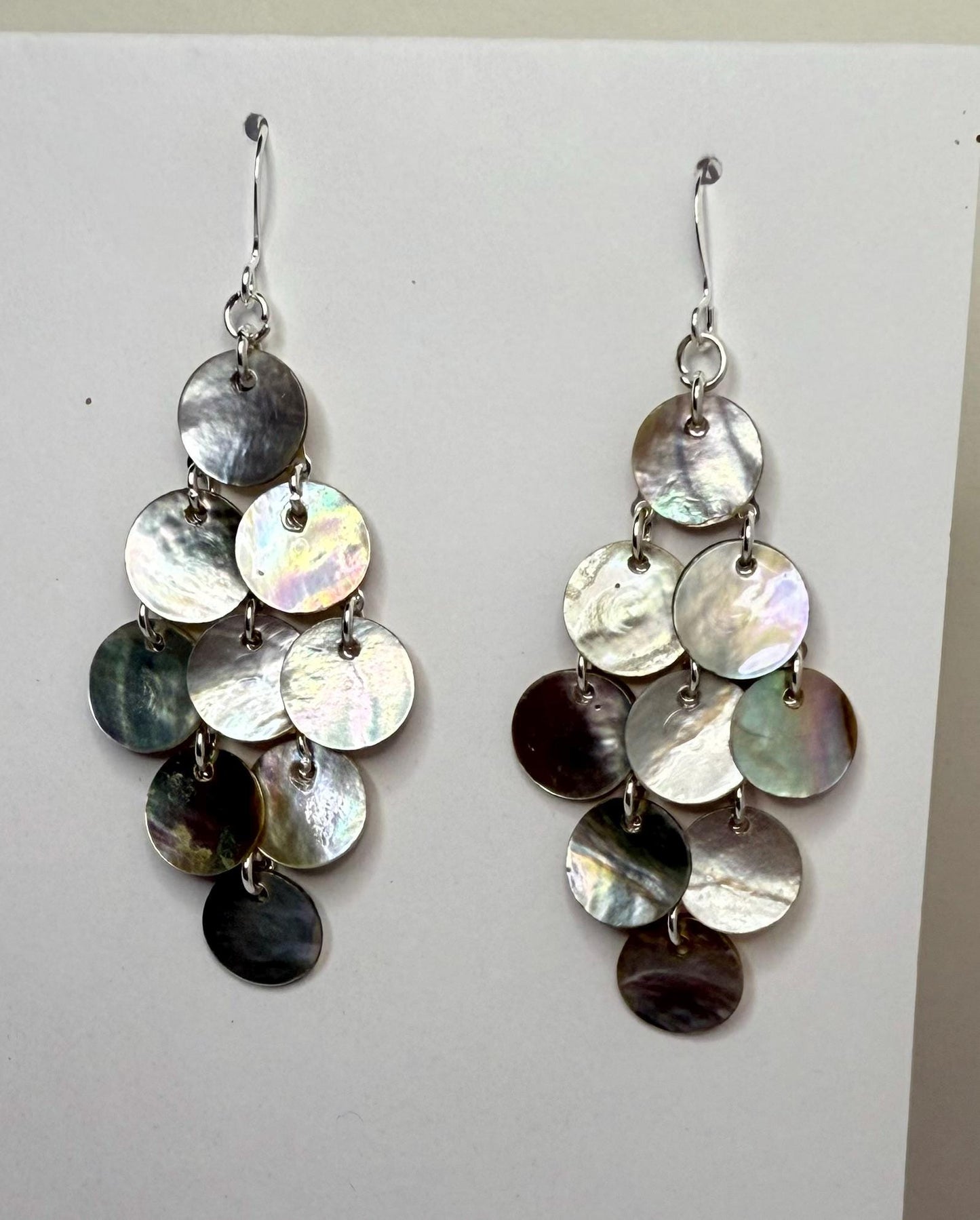 Chandlier Mussell Shell Earrings